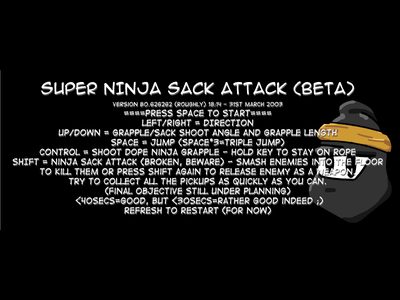 Super Ninja Sack Attack - přejít na detail produktu Super Ninja Sack Attack