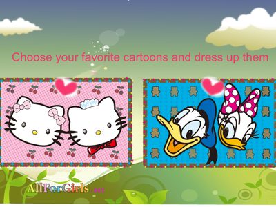 Cute Cartoons Dress Up - přejít na detail produktu Cute Cartoons Dress Up