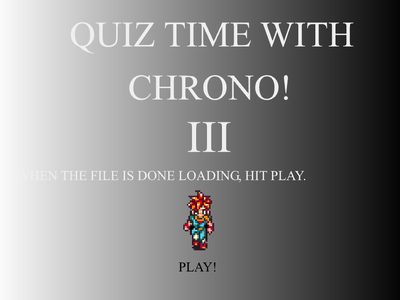 Quiz Time with Chrono 3 - přejít na detail produktu Quiz Time with Chrono 3